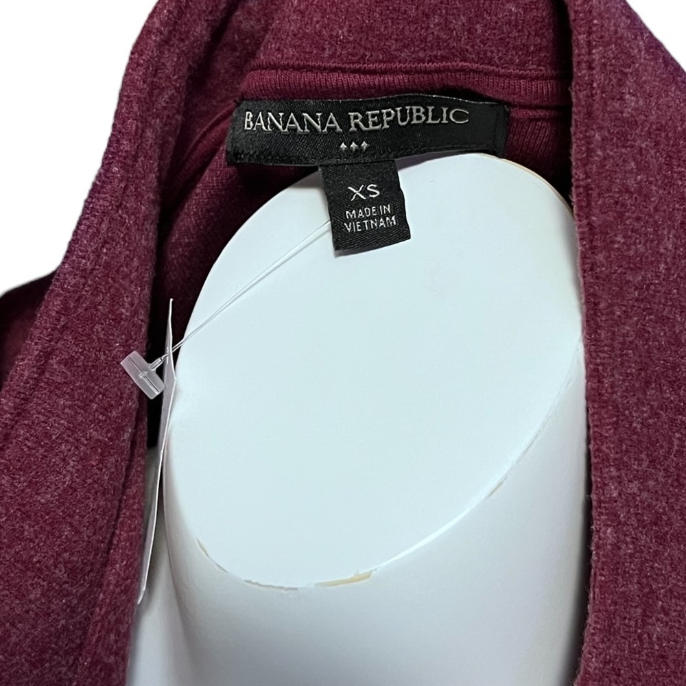 🆕Banana Republic “Beet Root” Brushed Inverted Collar Blazer - Picture 6 of 7